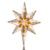 11 in. Tree Top Star with Battery Operated Dual Color LED Lights