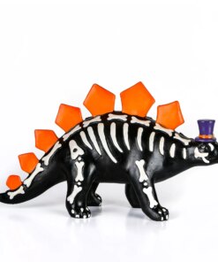 12 in. Halloween Stegosaurus Dinosaur Skeleton Tabletop Decoration