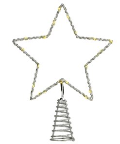 13.5 in. Open Star Tree Top for Artificial Trees with Dual Color Lights, Plug-In