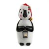 23 in. Vintage Penguin Prelit Decor with red cap and glowing lantern