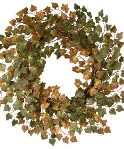 24 in. Fall Wreath with Ivy from National Tree Company