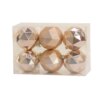 3 in. Silver Christmas Ball Shatterproof Geometric Bauble Ornament Set