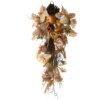 30 in. Fall Teardrop with Pine Cones, Berry Clusters, Pumpkins, Assorted Leaves