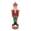 36 in. Pre-Lit Nutcracker Christmas Decoration with Multicolor LED Lights with Hand Painted Details