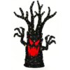 4 ft. Halloween Pre-Lit Frightening Face Tree Decoration, Plug-In