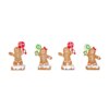 4-Piece Gingerbread Cookie Card Holders
