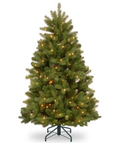 5 ft. Pre-Lit Newberry Spruce Tree with Dual Color LED Lights, Plug-In