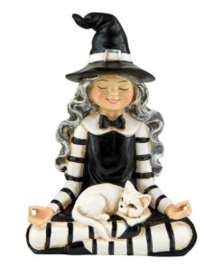 5 in. Halloween Yoga Witch Tabletop Decoration