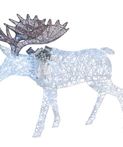 50 in. Pre-lit Moose Decoration, Plug-In