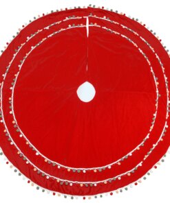 52 in. General Store Collection Red Velvet Tree Skirt