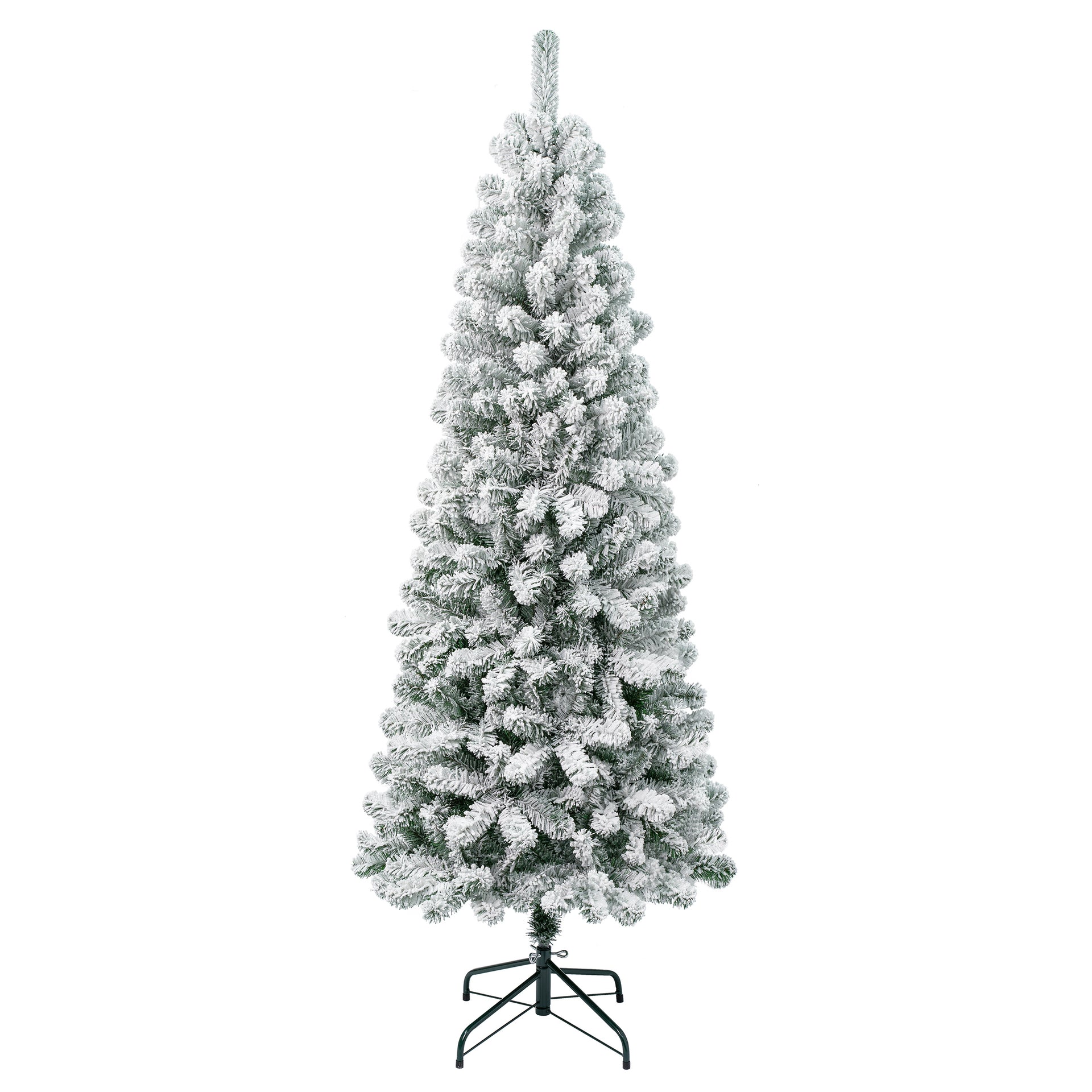 6 ft. Acacia Medium Flocked Hinged Tree