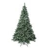 6 ft. Oakley Hills Snow Tree with snow-dusted branches and pinecones