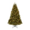 6 ft. Pre-Lit Downswept Douglas Fir Hinged Tree with Clear Lights, Plug-In