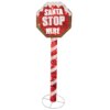 60 in. Stop Sign Decoration with LED Lights, Plug-In