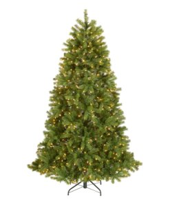 6.5 ft. Pre-Lit Downswept Douglas Fir Tree with Clear Lights