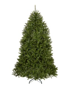 6.5 ft. Pre-Lit Dunhill Fir Hinged Tree with Multicolor Lights, Plug-In