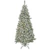 6.5 ft. Pre-Lit Snowy Chatham Slim Tree with PowerConnect Dual Color LED Lights