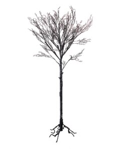 68 in. Halloween Black Leafless Tree Decoration
