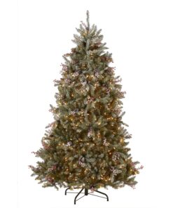 7 ft. Pre-Lit Dunhill Fir Tree with 700 Clear Lights, Plug-In