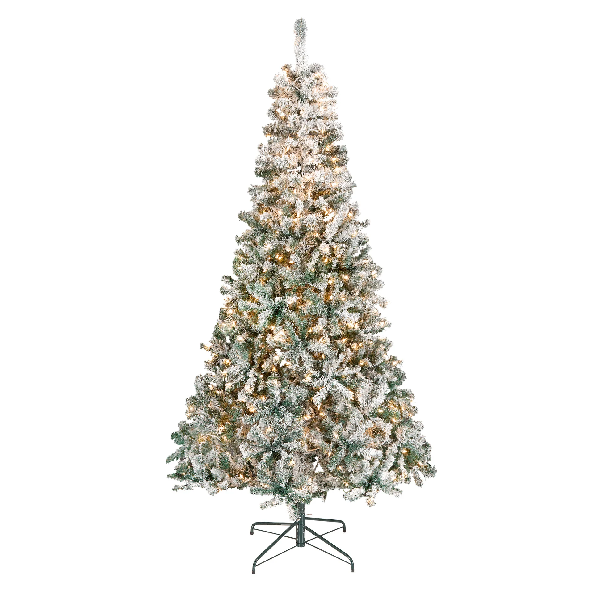7.5 ft. Pre-Lit Acacia Hinged Tree with Clear Lights