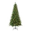 7.5 ft. Pre-Lit Duxbury Mix Feel Real Tree with Warm White LED Lights, Plug-In