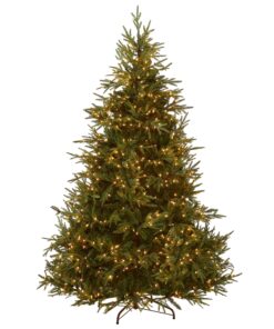 7.5 ft. Pre-Lit Fraser Grande Hinged Tree with Clear Lights, Plug-In