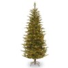 7.5 ft. Pre-Lit Fraser Grande Slim Hinged Tree with Clear Lights, Plug-In