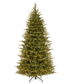 7.5 ft. Pre-Lit Nordic Spruce Slim Tree with Clear Lights, Plug-In