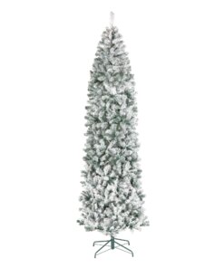 9 ft. Acacia Flocked Slim Tree from National Tree Company