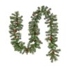 9 ft. Evergreen and Cashmere Tips Garland