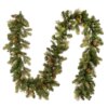 9 ft. Pre-Lit Carolina Pine Garland with Clear Lights, Plug-In