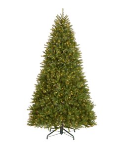9 ft. Pre-Lit Dunhill Fir Hinged Tree with 1100 Clear Lights