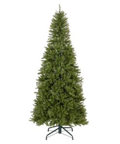 9 ft. Pre-Lit Dunhill Fir Slim Hinged Tree with Clear Lights, Plug-In