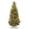 9 ft. Pre-Lit Natural Fraser Fir Slim Tree with Clear Lights, Plug-In