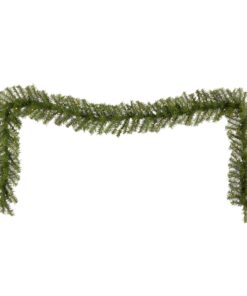 9 ft. Pre-Lit Norwood Fir Garland with Clear Lights - 10 in Diameter