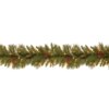 9 ft. Pre-Lit Pine Cone Garland with Clear Lights, Plug-In