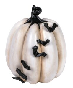 9 in. Halloween Crawling Bats Pumpkin Tabletop Decoration