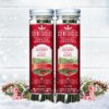Scented Ornaments, 2-Pack- 6ct Bottle, Christmas Berry, Fragrance-Infused Paper Sticks