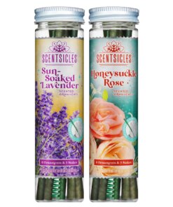 Scentsicles, 6pc Stick, 1 Sun-Soaked Lavender/1 Honeysuckle Rose- 2 pack