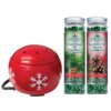 Scentsicles, Red Snowflake Warmer, Scentfetti 1 White Winter Fir /1Snowberry Pine- 3 pack