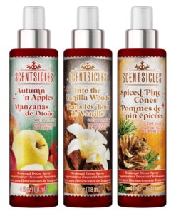 Scentsicles, Scent Mister, 1 Into the Vanilla Woods/1 Autumn 'n Apples/ 1 Spiced Pine Cones - 3 pack